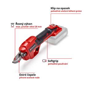Nožnice na konáre Einhell GE-LS Li (bez batérie) 3408300 

 obrázok produktu 2 z 10
