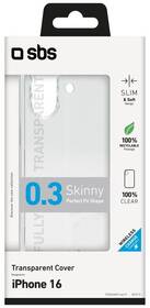 Kryt na mobil SBS Skinny na Apple iPhone 16 priehľadný

 obrázok produktu 1 z 1