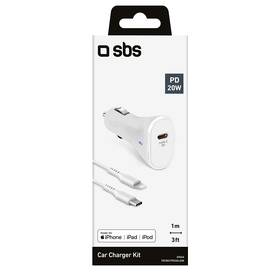 Adaptér do auta SBS USB-C/LGHT 20W WHT 

 obrázok produktu 1 z 2