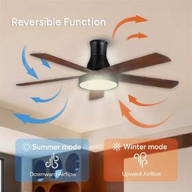 Ventilátor stropný Rohnson R-8155 čierny/hnedý

 obrázok produktu 7 z 11