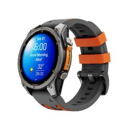 Remienok Cubenest Premium Silicone Garmin QuickFit Band 26mm sivý/oranžový

 obrázok produktu 2 z 5