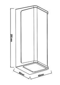 Nástenné svietidlo Top Light Block XL, 10W, 4000K čierne

 obrázok produktu 2 z 2