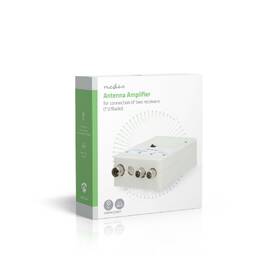 Zosilňovač Nedis 25 dB, 3x IEC, ovládanie zosilnenia biely

 obrázok produktu 6 z 6