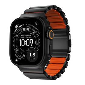Remienok NOMAD Stratos Titanium FKM na Apple Watch 45/46/49 mm čierny/oranžový

 obrázok produktu 1 z 12