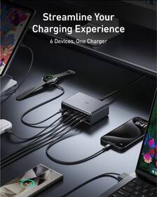 Nabíjačka do siete Anker Prime Charger 200W, USB-C/USB, GaN čierna

 obrázok produktu 3 z 4