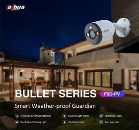 IP kamera Dahua F5D-PV Bullet, 5Mpx, f=2,8mm biela

 obrázok produktu 4 z 5