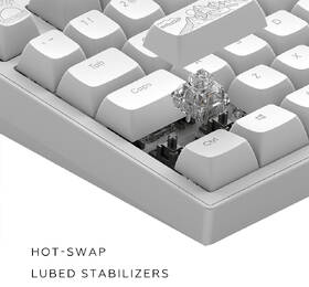 Klávesnica Dark Project ALU Terra Nostra R2, US biela

 obrázok produktu 7 z 8