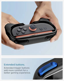 Grip Spigen Joy-Con Grip NS100 -  Nintendo Switch 2 čierny

 obrázok produktu 12 z 15