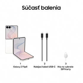 Mobilný telefón Samsung Galaxy Z Flip8 5G 12 GB / 512 GB krémový

 obrázok produktu 8 z 18