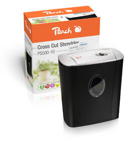 Skartovač Peach PS500-10 5 listov/ 11L/ pozdĺžny rez čierny

 obrázok produktu 1 z 3