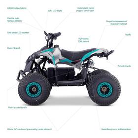 Štvorkolka LAMAX eFalcon ATV50M tyrkysová

 obrázok produktu 4 z 5