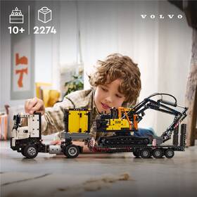 Stavebnica LEGO® Technic 42175 Nákladní auto Volvo FMX a elektrický bagr Volvo EC230 

 obrázok produktu 6 z 9
