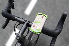 Držiak na mobil FIXED Bikee univerzálny držiak na bicykel - limetkový 

 obrázok produktu 7 z 8