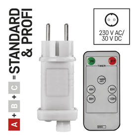 Sieťový adaptér EMOS pre vianočné spojovacie osvetlenie Standard/Profi, vonkajšie aj vnútorné, ovládač 

 obrázok produktu 4 z 7