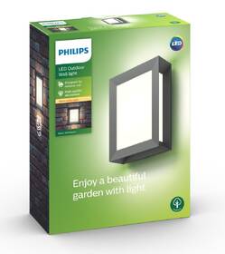 Nástenné svietidlo Philips Karp, LED - antracitové 

 obrázok produktu 3 z 3