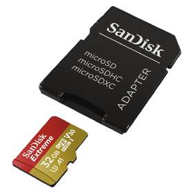 Pamäťová karta SANDISK 32GB UHS-I U3 (100R/60W) + adaptér čierna

 obrázok produktu 1 z 4