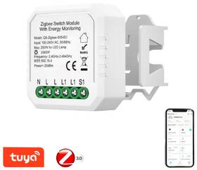 Modul IMMAX NEO SMART kontrolér s meraním spotreby V6 1-tlačidlový Zigbee 3.0, TUYA 

 obrázok produktu 1 z 4