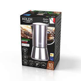 Moka kanvica Adler AD4417 strieborná

 obrázok produktu 7 z 11