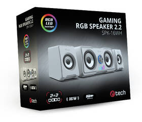 Reproduktory C-Tech SPK-16, 2.2, RGB biele

 obrázok produktu 2 z 2