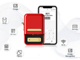 Tlačiareň štítkov Niimbot B21S Smart + role štítků červená

 obrázok produktu 2 z 3