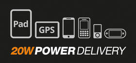 Nabíjačka do siete Aligator Power Delivery 20W, USB-C + USB-C kábel čierna

 obrázok produktu 3 z 4