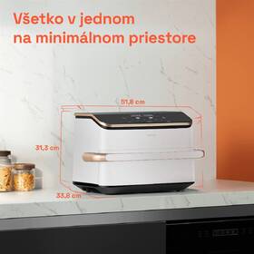 Fritéza teplovzdušná COSORI TF101S Dual Blaze TwinFry, 10 l biela

 obrázok produktu 25 z 33