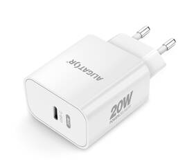 Nabíjačka do siete Aligator Power Delivery 20W, USB-C + USB-C kábel biela

 obrázok produktu 2 z 4