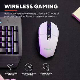 Myš Trust GXT 110 Felox Wireless biela

 obrázok produktu 5 z 10