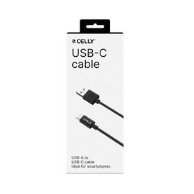 Kábel Celly USB-C/USB-A, 15 W, 1 m čierny

 obrázok produktu 2 z 3