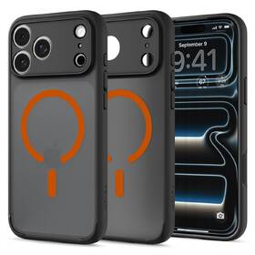 Kryt na mobil Spigen Ultra Hybrid MagSafe na Apple iPhone 18 Pro / 17 Pro čierny/oranžový

 obrázok produktu 2 z 14