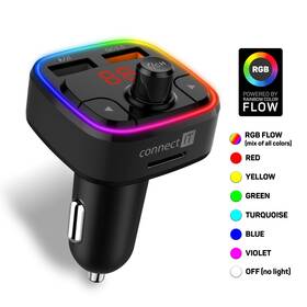 FM Transmitter Connect IT CarRGB čierny

 obrázok produktu 2 z 5