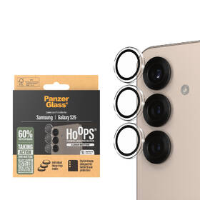 Ochranné sklo šošovky fotoaparátu PanzerGlass HoOps na Samsung Galaxy S25 priehľadné

 obrázok produktu 2 z 8