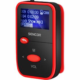 MP3 prehrávač Sencor SFP 4408 RD 8GB čierny/červený

 obrázok produktu 1 z 5