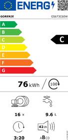 Umývačka riadu Gorenje GS673C60W biela

 obrázok produktu 1 z 9