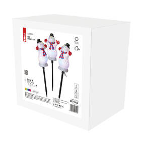 Dekoratívny LED projektor EMOS snehuliaci, 1,8 m, vonkajšie aj vnútorné, RGB 

 obrázok produktu 6 z 6