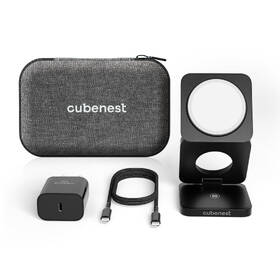Bezdrôtová nabíjačka Cubenest S312 Pro 3v1 s MagSafe čierna

 obrázok produktu 11 z 14
