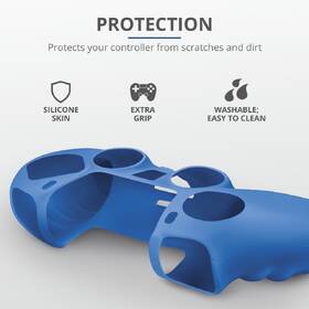 Obal Trust GXT 748 Controller Silicone Sleeve pre PS5 modré

 obrázok produktu 6 z 8