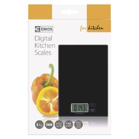 Kuchynská váha EMOS EV014B, čierna 

 obrázok produktu 6 z 11
