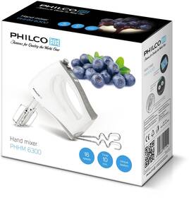 Ručný šľahač Philco PHHM 6300 biely

 obrázok produktu 2 z 2