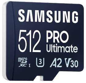 Pamäťová karta Samsung 512GB UHS-I U3 (200R/130W) + SD adaptér 

 obrázok produktu 5 z 6