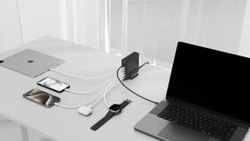 Nabíjačka do siete Cubenest S6D0, 4xUSB-C, 2xUSB-A, PD, GaN, 240 W čierna

 obrázok produktu 10 z 13