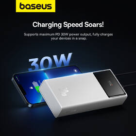 Powerbank Baseus Star-Lord 20000mAh 30W 2xUSB/USB-C biely

 obrázok produktu 12 z 16