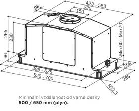 Odsávač pár Faber IN-LIGHT EV8 BK MATT KL A52 čierny

 obrázok produktu 3 z 3