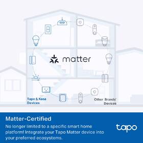 Inteligentná zásuvka TP-Link Tapo P110M, s meraním spotreby a Matter biela

 obrázok produktu 2 z 9