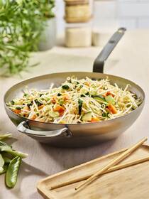 Panvica WOK de Buyer 5617.32, 32 cm ocel

 obrázok produktu 3 z 5