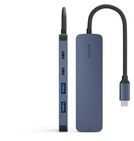 USB Hub Epico UltraHub 5in1 Slim Alu EH15 USB-C modrý

 obrázok produktu 2 z 3