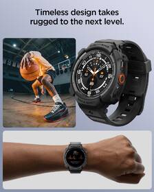 Remienok Spigen Rugged Armor Pro na Samsung Galaxy Watch Ultra 2 (47mm) čierny

 obrázok produktu 12 z 18