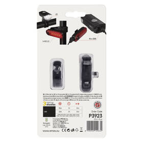 Lampáš EMOS LED predné + zadné, nabíjacie, na bicykel, 90 lm 

 obrázok produktu 13 z 13
