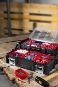 Box na náradie Keter Cantilever Tool Box 18" čierny/sivý/červený

 obrázok produktu 5 z 5