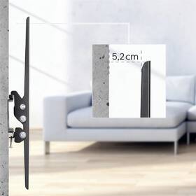 Držiak na TV Hama naklápacie, pre uhlopriečky 37" až 75", nosnosť 60 kg čierny

 obrázok produktu 12 z 13